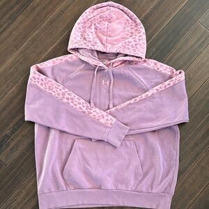 Under Armour Lavender Hoodie with Animal Print
